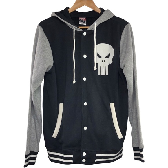 Marvel Other - NWT Marvel Punisher Varsity Jacket